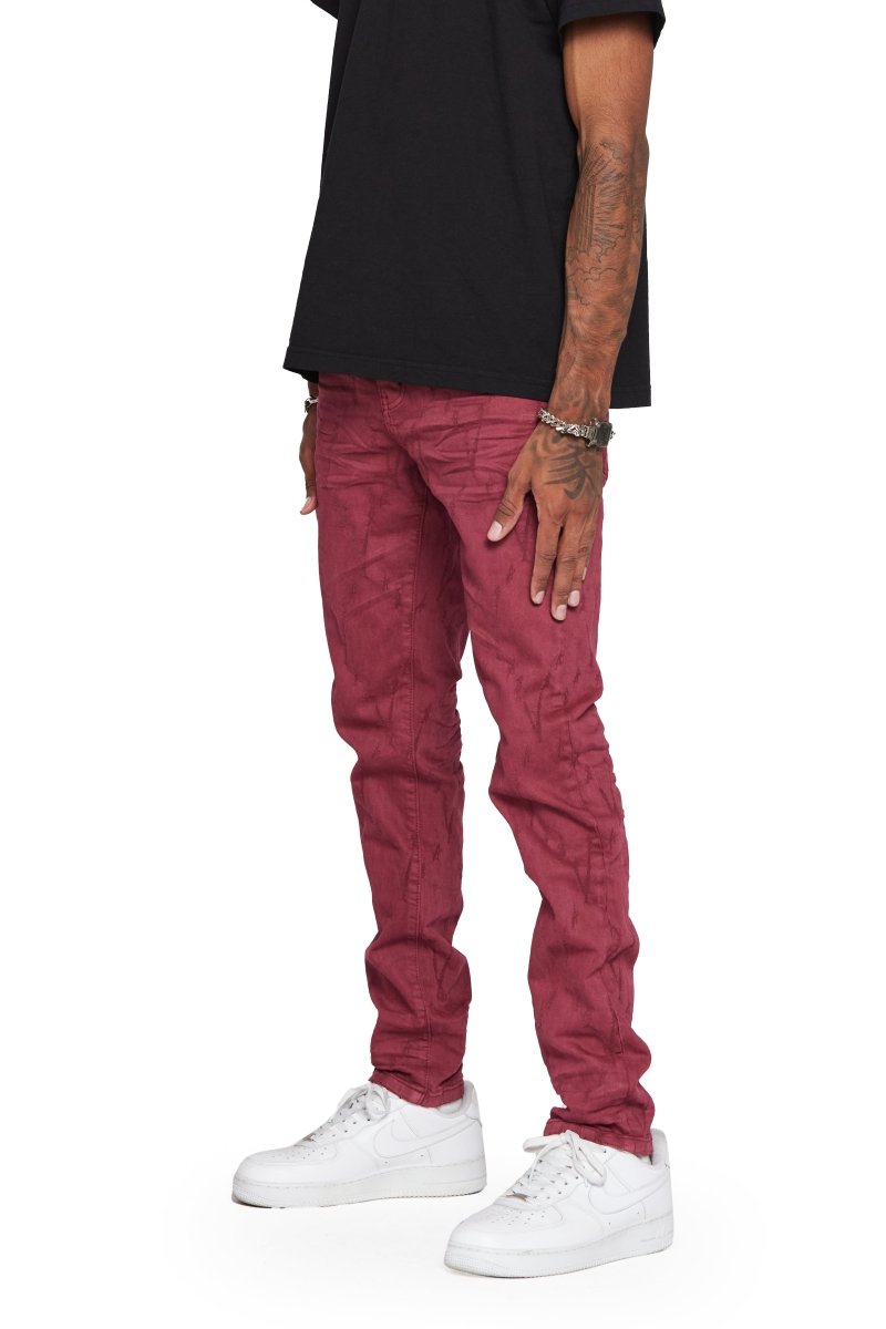 “VLOVE” SKINNY JEAN BURGUNDY “VLOVE” SKINNY JEAN BURGUNDY