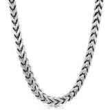 Franco Box Chain White Gold 6mm Franco Box Chain White Gold 6mm