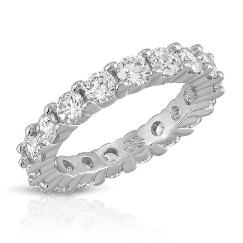 Single Row Diamond Eternity Ring Single Row Diamond Eternity Ring