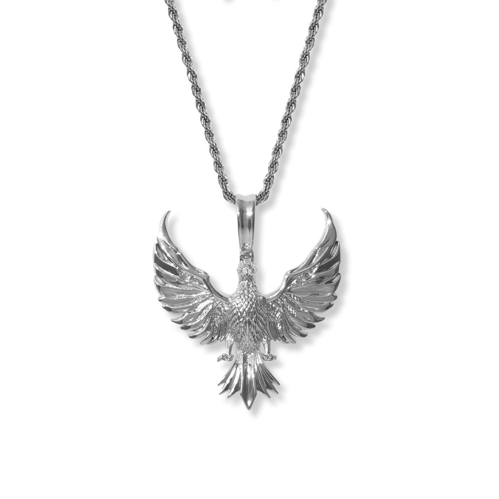 Phoenix Necklace Pendant & Rope Chain Phoenix Necklace Pendant & Rope Chain