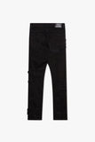 WornFrost Skinny Denim Jean Black Skinny Denim Jean WornFrost Skinny Denim Jean Black Skinny Denim Jean