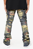 "ZERO” STACKED FLARE JEAN DIRTY VINTAGE WASH "ZERO” STACKED FLARE JEAN DIRTY VINTAGE WASH