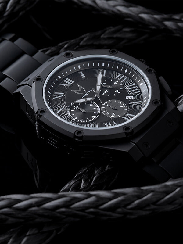 AM1023SS - AMBASSADOR BLACK / BLACK / STEEL BAND