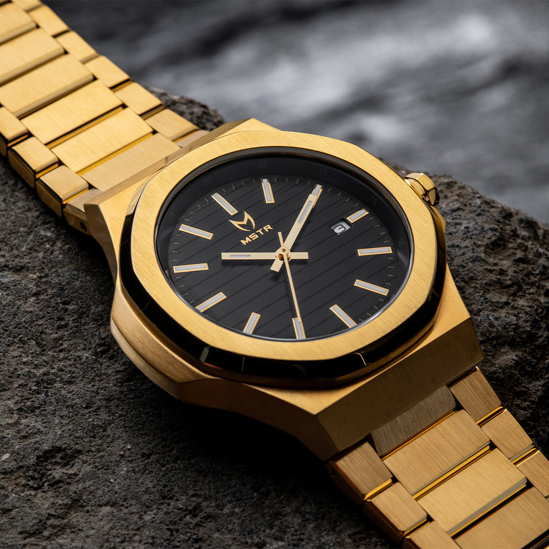 DS101SS - DAY TRIP GOLD STEEL BAND