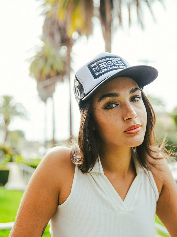 MSTR TRUCKER SNAPBACK BLACK / WHITE