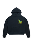 Blur Eagle Hoodie - Vintage Black