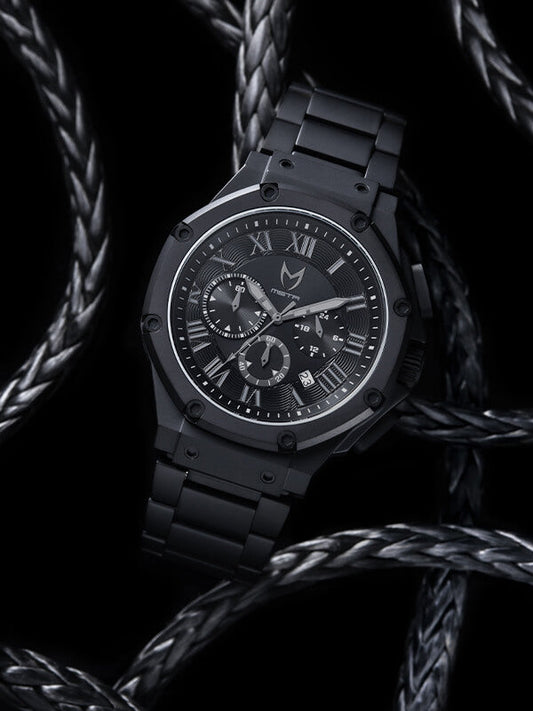 AM1023SS - AMBASSADOR BLACK / BLACK / STEEL BAND