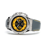 AM249SW - AMBASSADOR MK3 RAZOR CREST SILVER / YELLOW