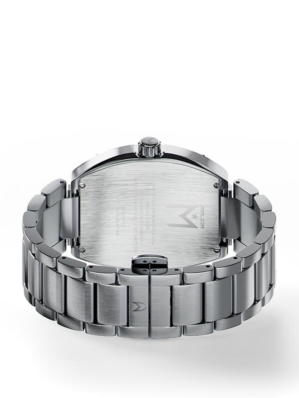 MJ129SS - MAJOR GUNMETAL / BLACK / STEEL BAND