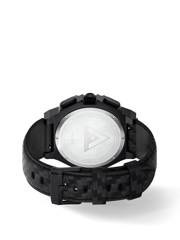 AM1023LB - AMBASSADOR BLACK / BLACK / LEATHER BAND