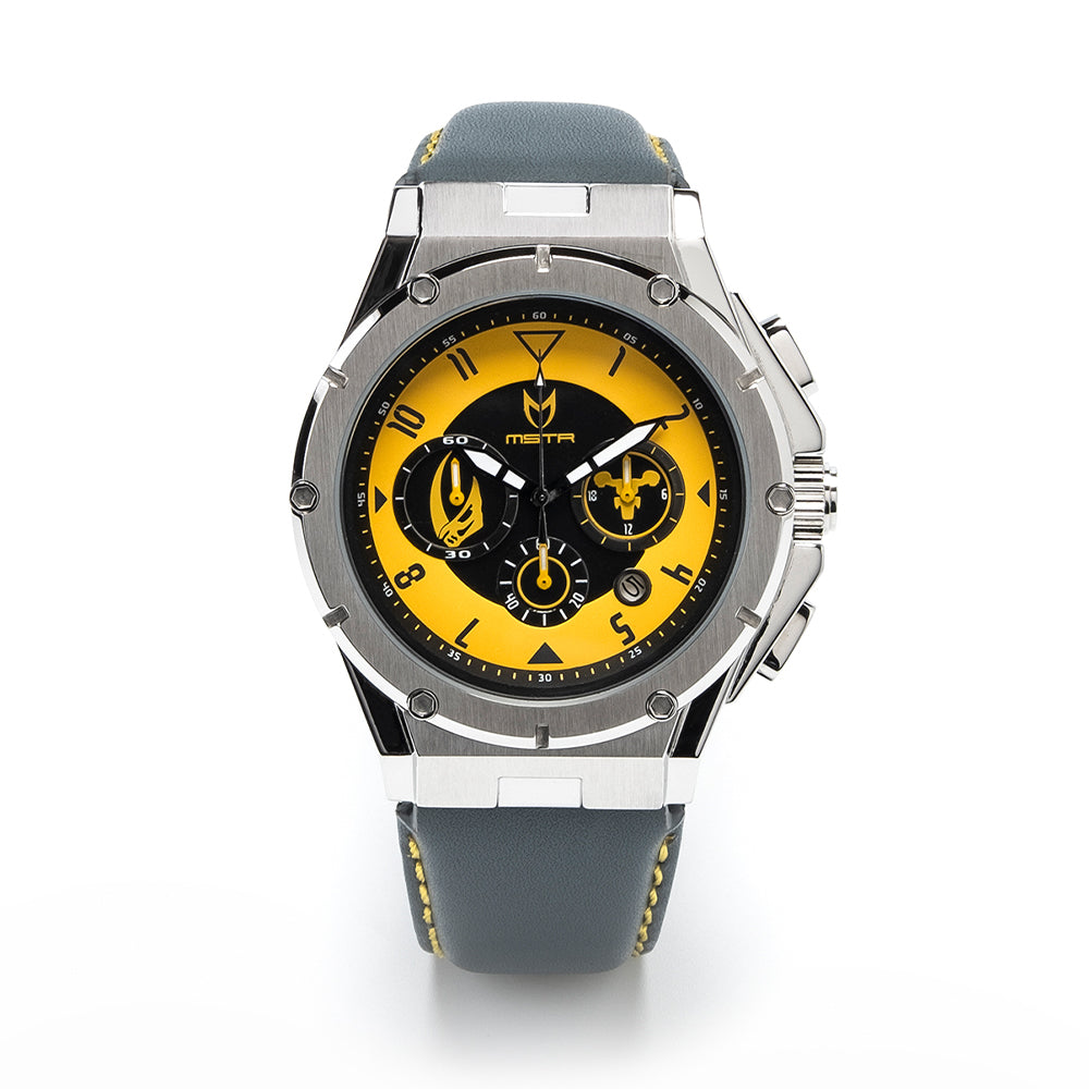 AM249SW - AMBASSADOR MK3 RAZOR CREST SILVER / YELLOW