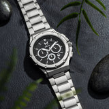 AM263SS - MK4 SILVER WATCH / BLACK / STEEL BAND