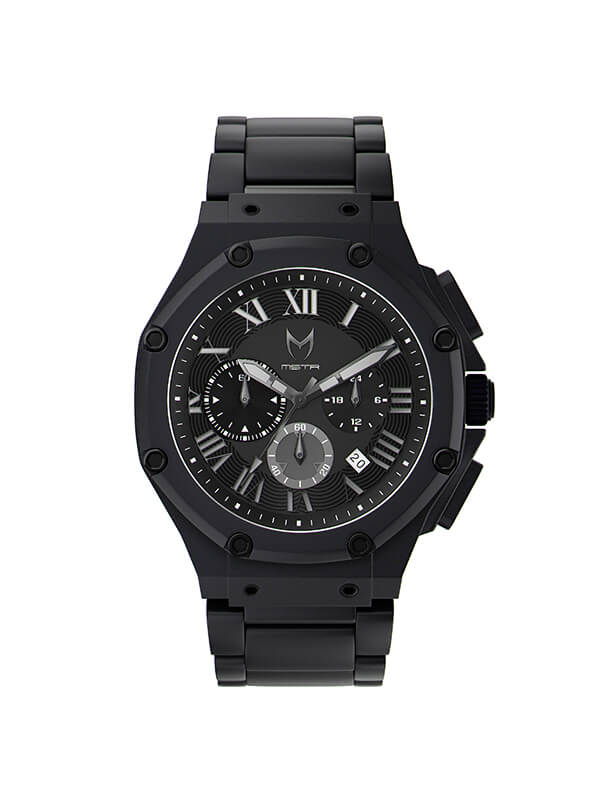 AM1023SS - AMBASSADOR BLACK / BLACK / STEEL BAND