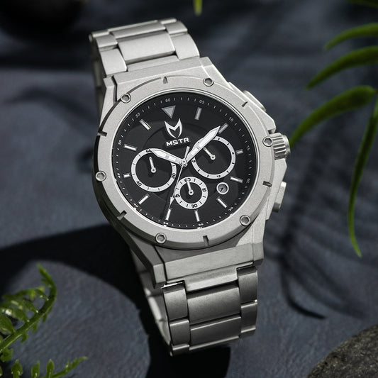 AM263SS - MK4 SILVER WATCH / BLACK / STEEL BAND