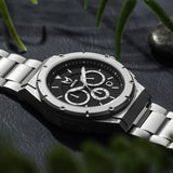 AM263SS - MK4 SILVER WATCH / BLACK / STEEL BAND