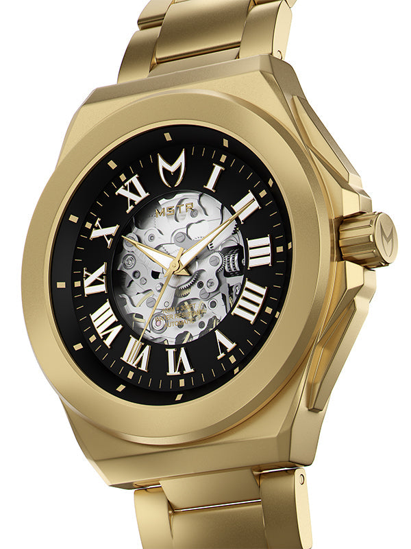 NO111SK - NOBLE GOLD SKELETON AUTOMATIC