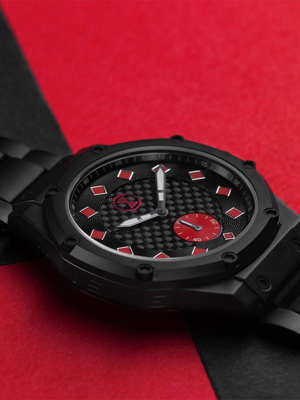 AU135MV-SS  BLACK WIDOW ULTRA SLIM STEEL BAND