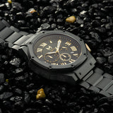 AM1019SS - AMBASSADOR BLACK /  BLACK / STEEL BAND