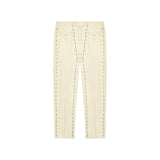 Hand Embroidered Suit Bottom [Tan]