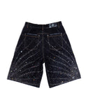 20K Diamond Starlight Denim Shorts IN Black