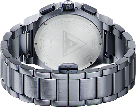 AM1016SS - AMBASSADOR BLUE BRUSHED / BLUE STEEL BAND