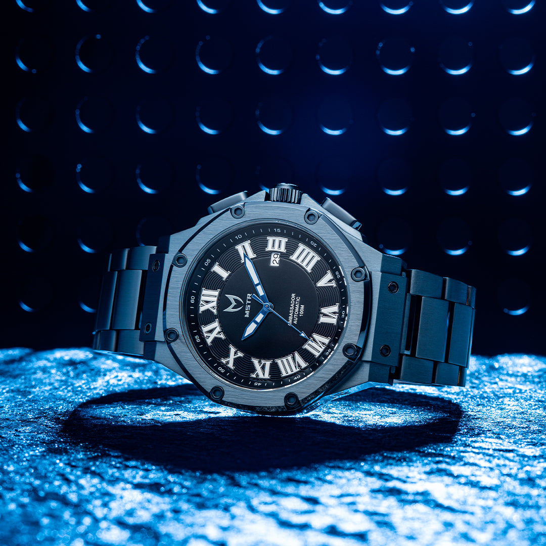 AM319SS - AMBASSADOR BLUE AUTOMATIC