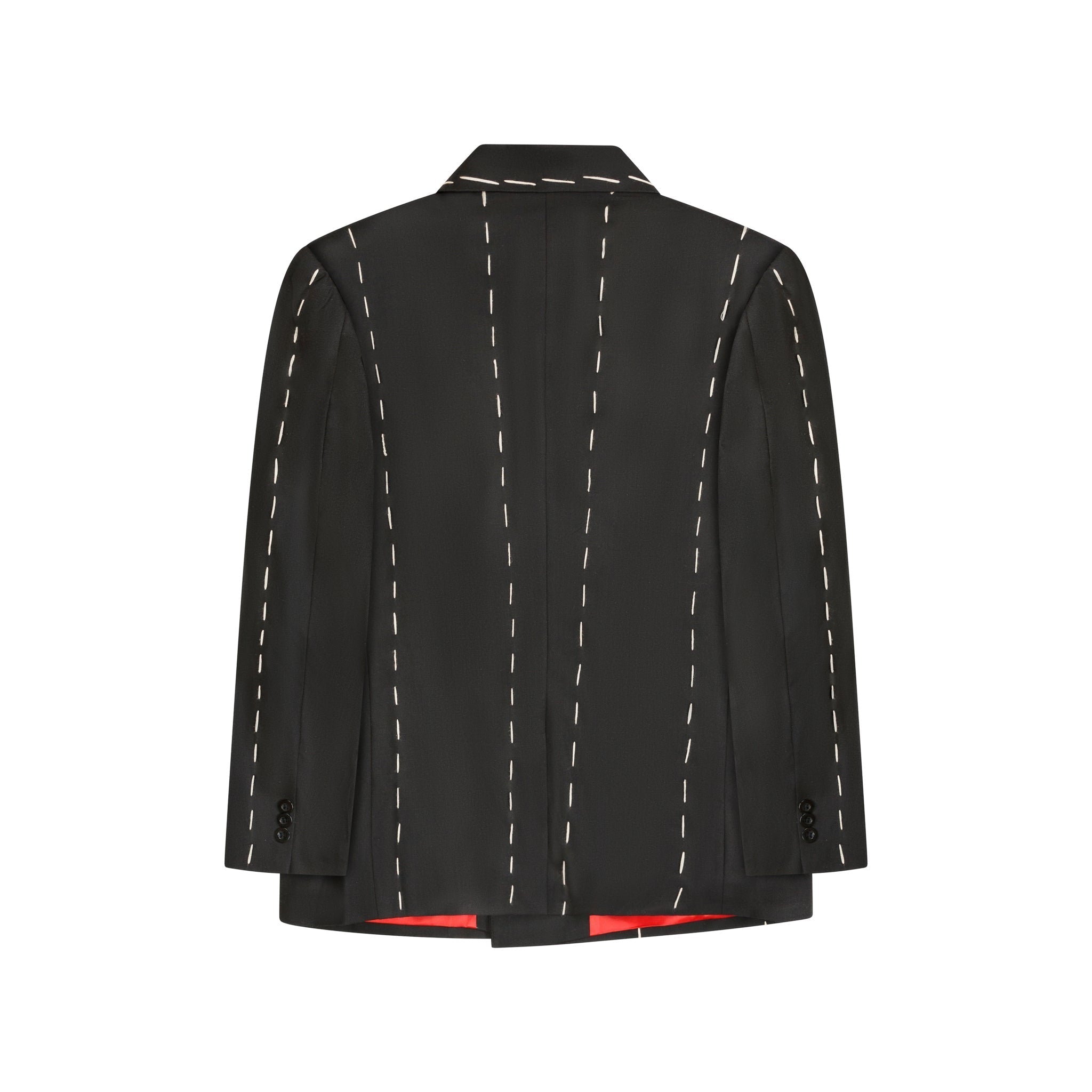 Hand Embroidered Suit Top [Black]