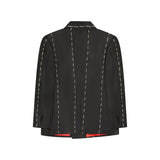 Hand Embroidered Suit Top [Black]