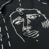 Hand Embroidered Suit Top [Black]