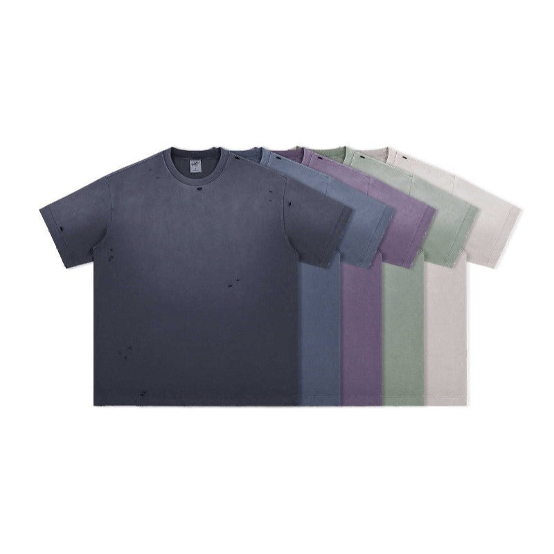 Distressed Spray Oversized Tee