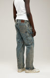 SIGNATURE STITCH DENIM JEANS