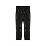 Hand Embroidered Suit Bottom [Black]