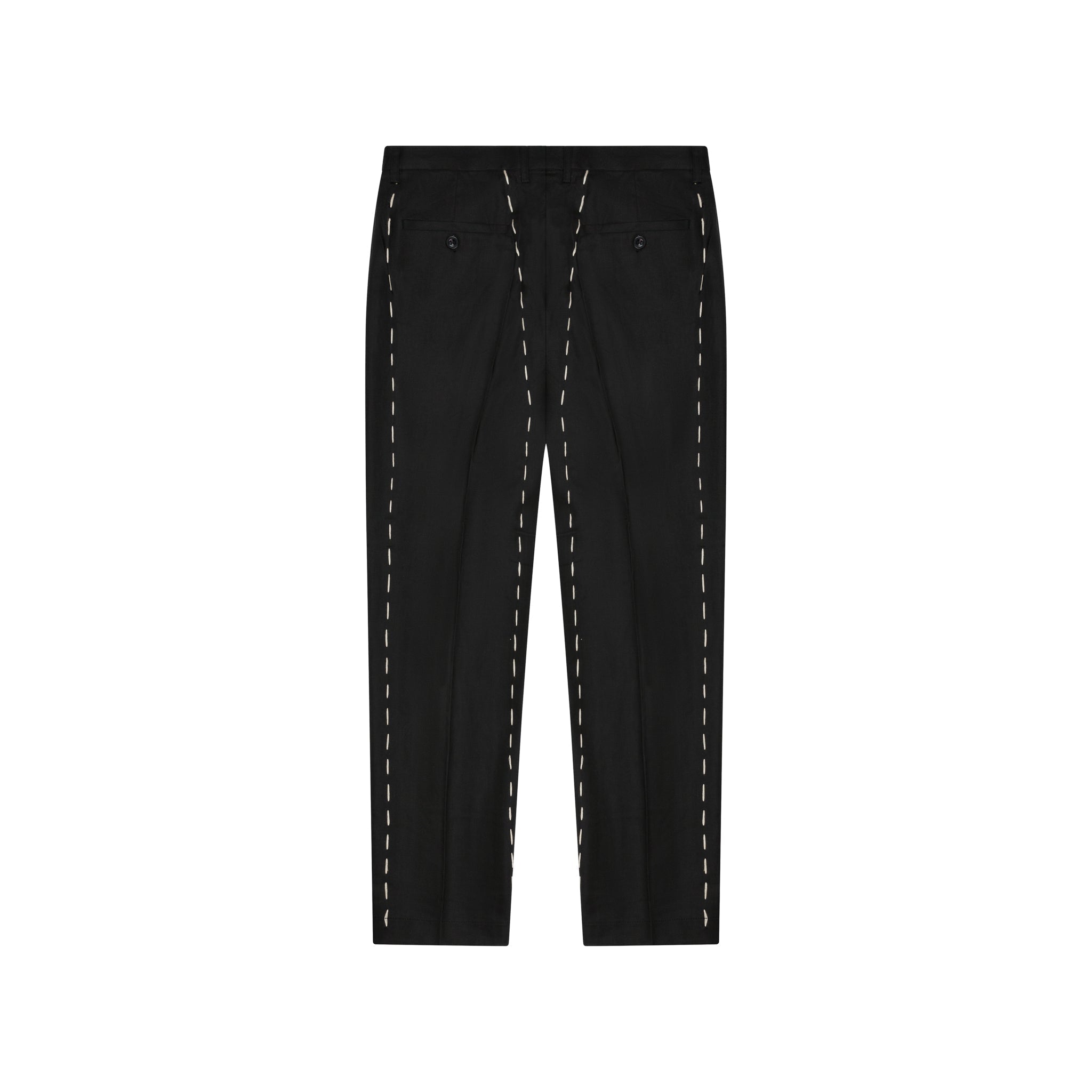 Hand Embroidered Suit Bottom [Black]