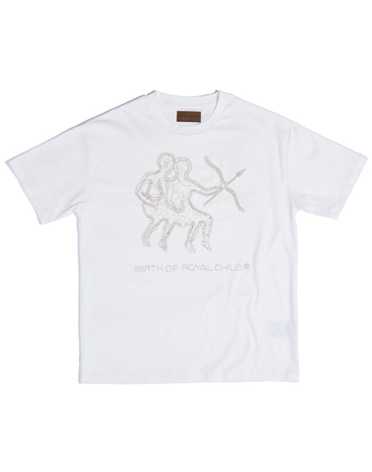Zodiac Series Tee: Gemini WHT