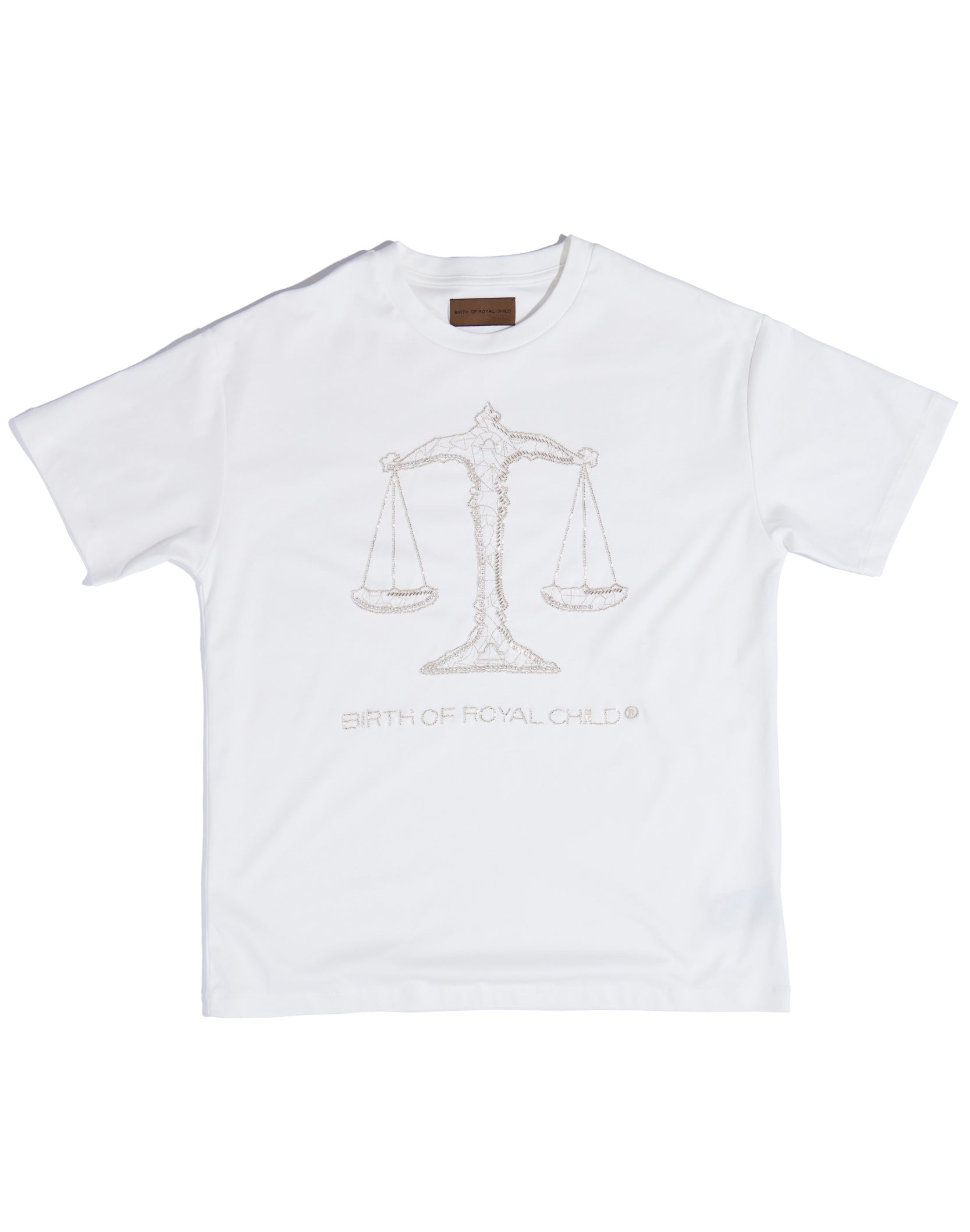 Zodiac Series Tee: Libra WHT