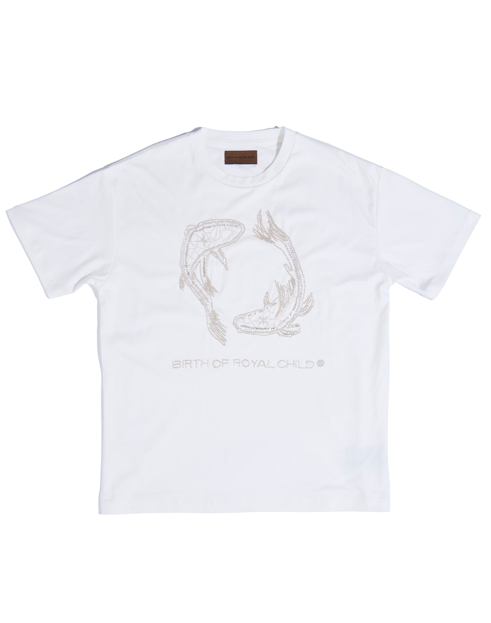 Zodiac Series Tee: Pisces WHT