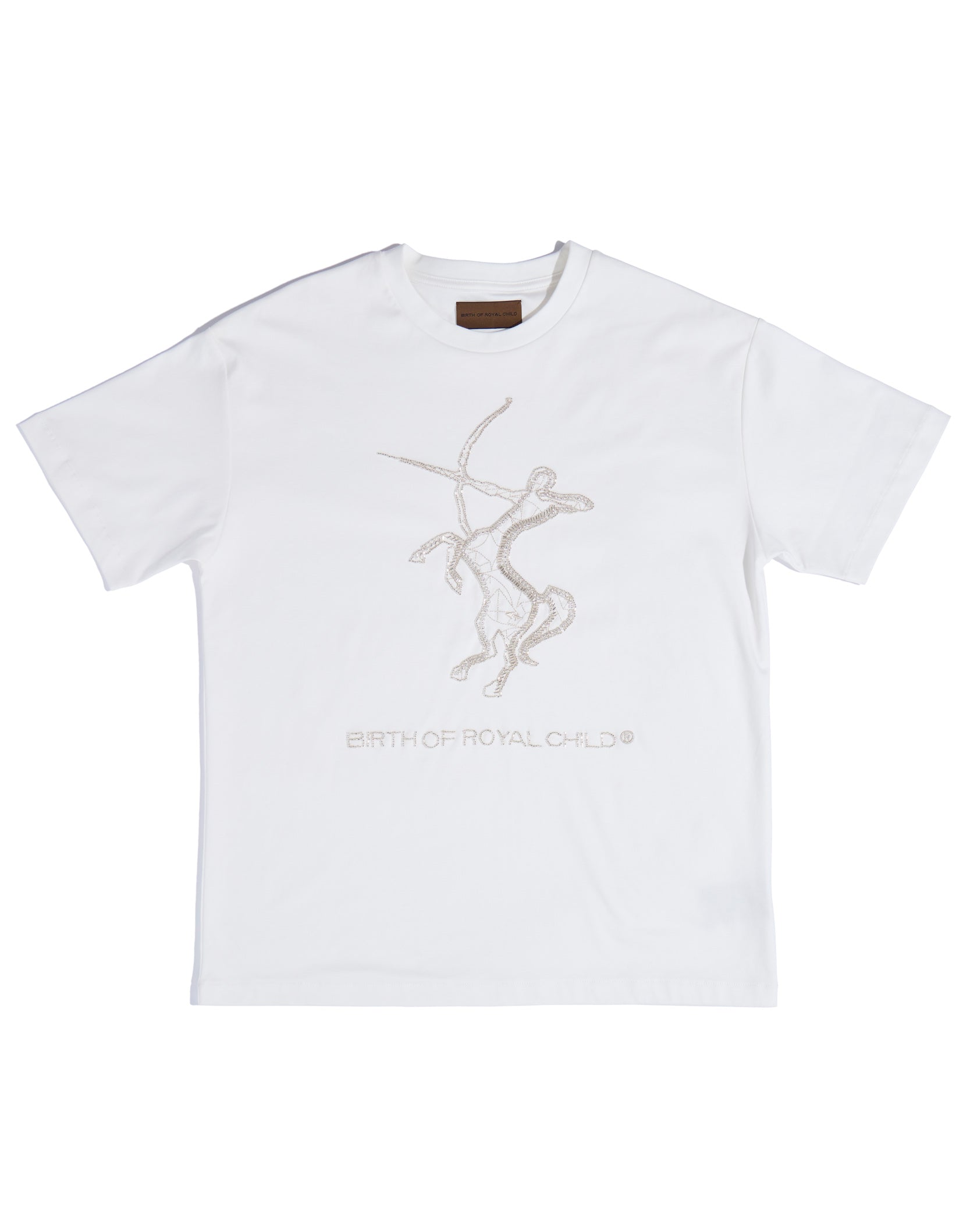 Zodiac Series Tee: Sagittarius WHT