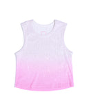 Cropped Stardust Pink Diamond Tank
