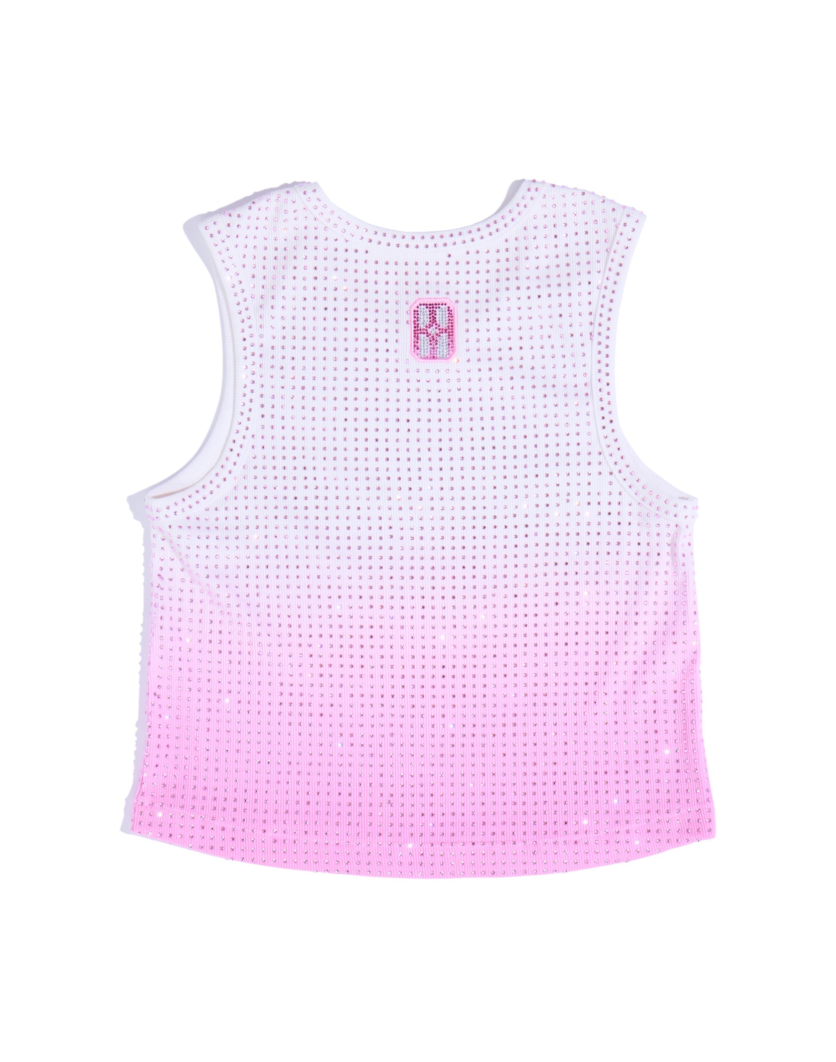 Cropped Stardust Pink Diamond Tank