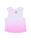 Cropped Stardust Pink Diamond Tank