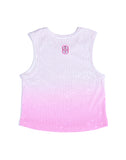 Cropped Stardust Pink Diamond Tank