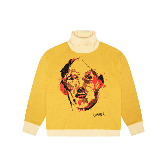 Painted Face Sweater [Yellow]