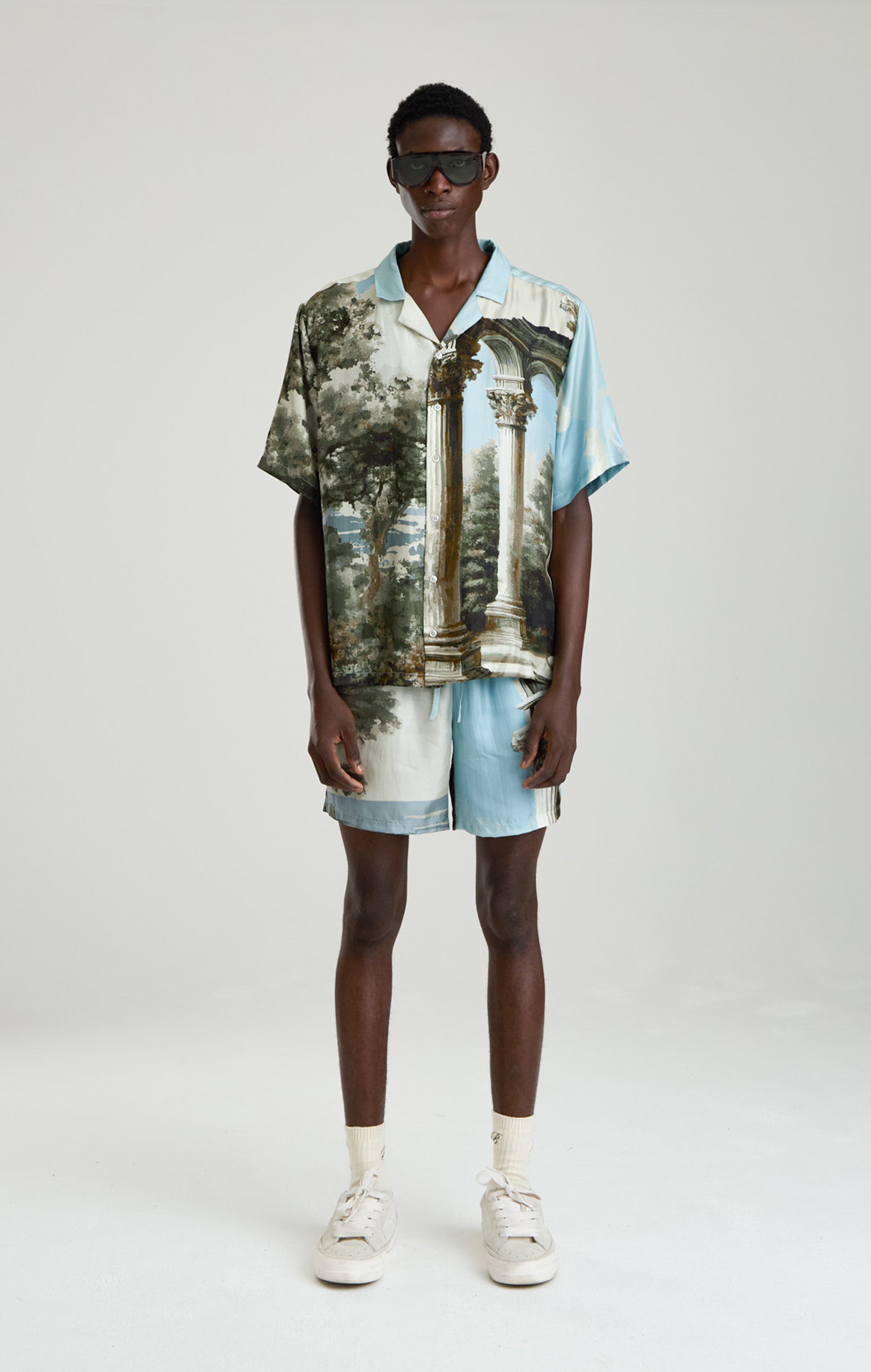 ECHOES OF ANGELS SILK SHORTS