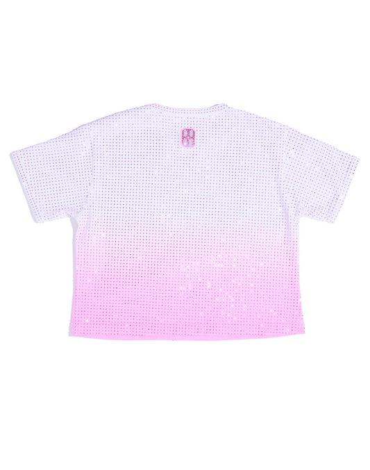 Cropped Stardust Pink Diamond Tee