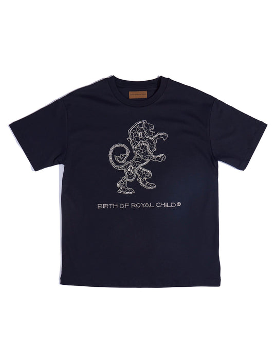 Zodiac Series Tee: Leo BLK