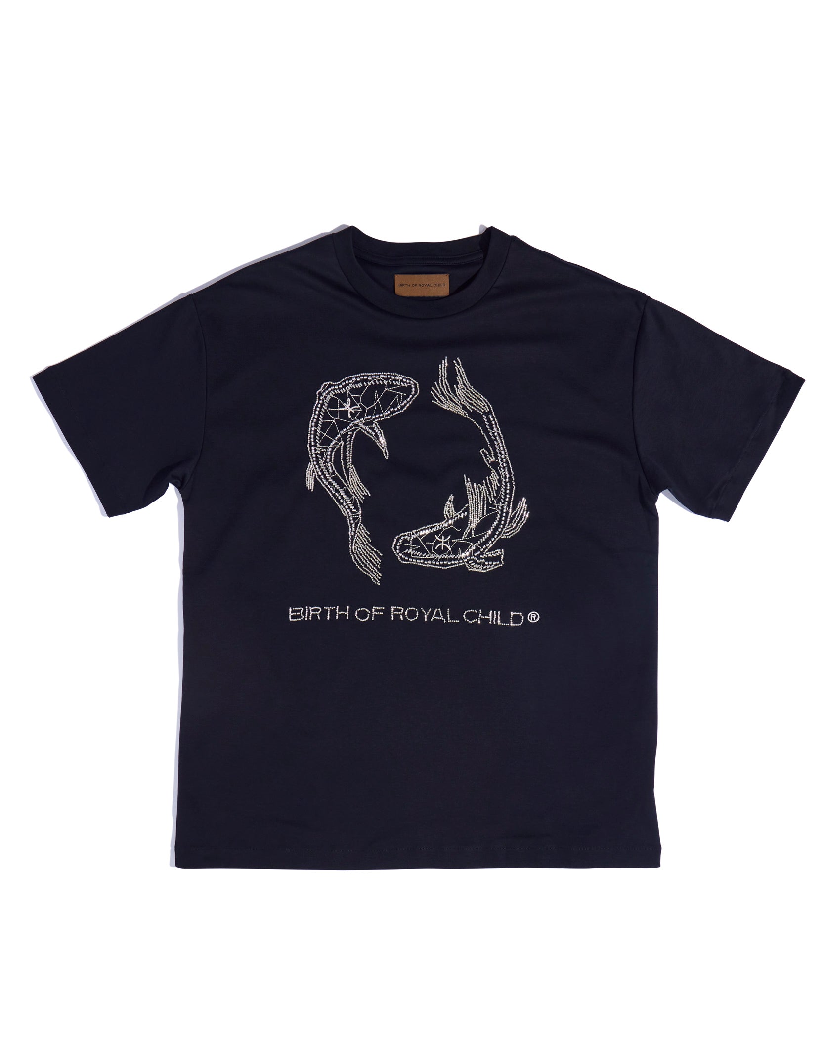 Zodiac Series Tee: Pisces BLK