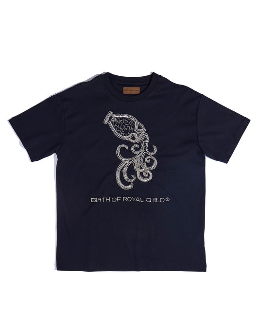Zodiac Series Tee: Aquarius BLK