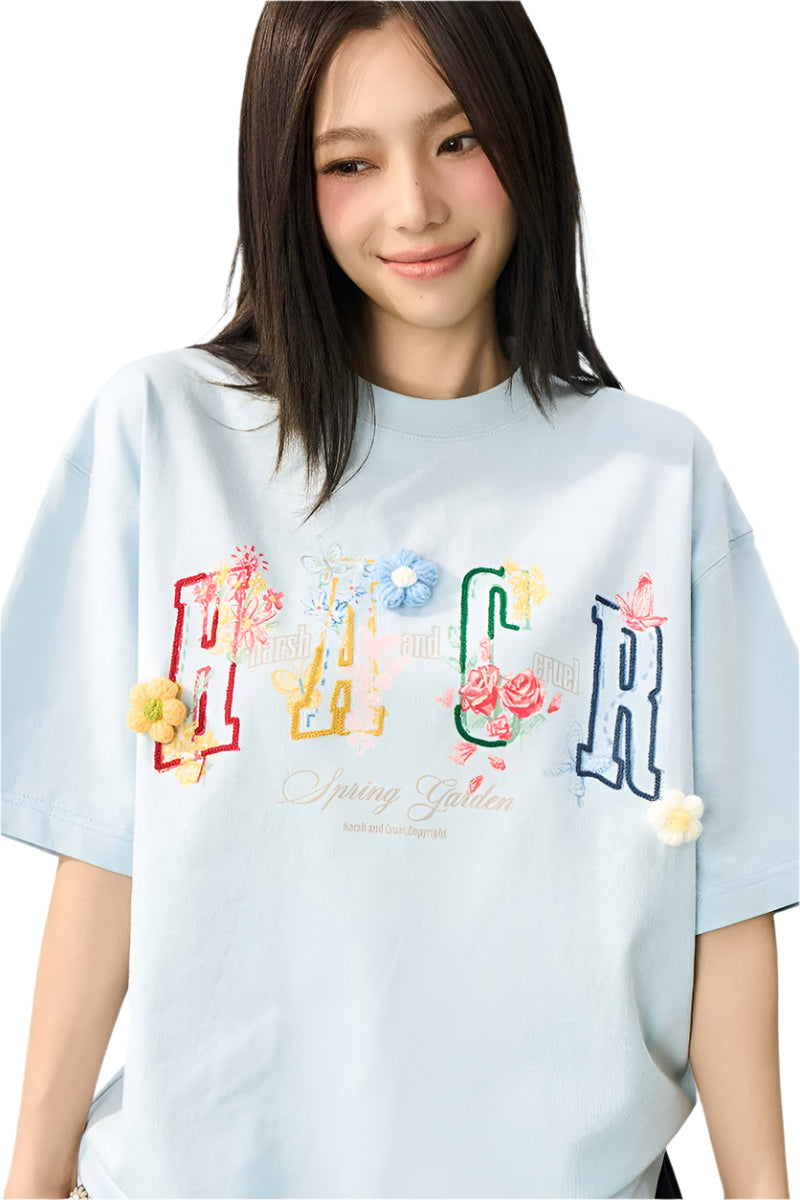 Yarn Flower Graphic Tee