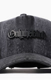 WASHED DENIM LOGO CAP