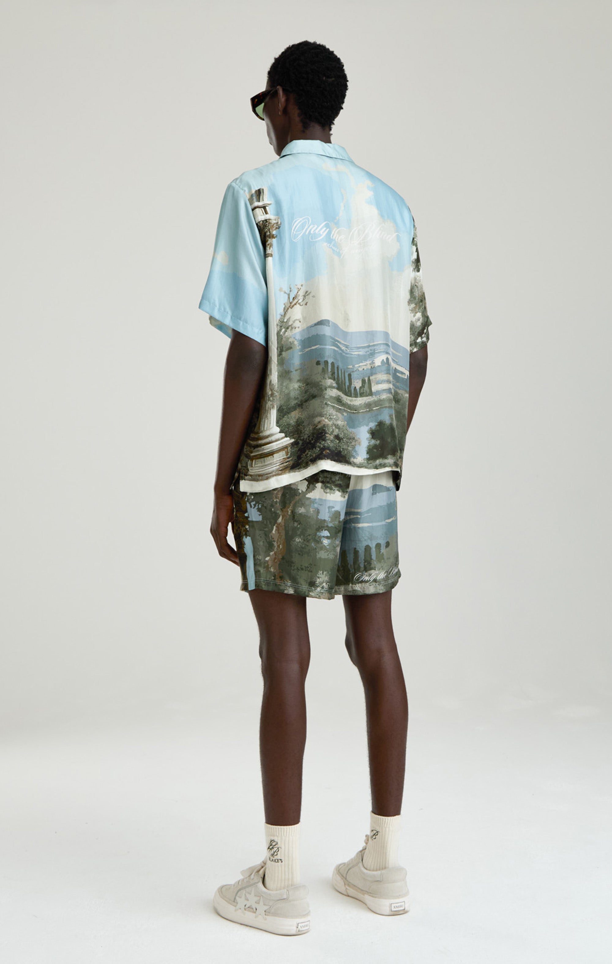 ECHOES OF ANGELS SILK SHORTS